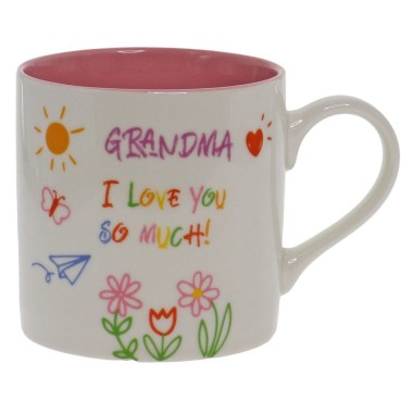 Grandma I Love You So Much Kid Art Mug - 1