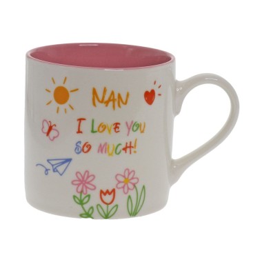Nan I Love You So Much Kid Art Mug - 1