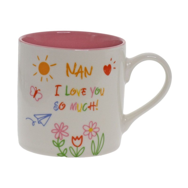 Nan I Love You So Much Kid Art Mug - 1