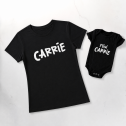 Personalised Me & Mini Me Mother and Daughter Matching T-Shirt - 1