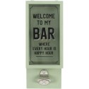 Welcome To My Bar Wall Mounted Wooden Bottle Opener Plaque - 3