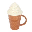 Ice Cream Cone Lidded Mug - 3