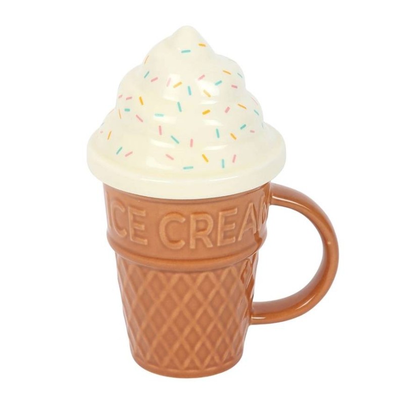 Ice Cream Cone Lidded Mug - 3