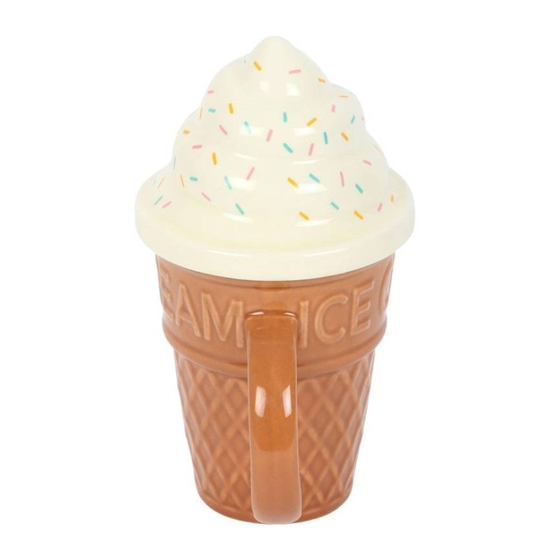 Ice Cream Cone Lidded Mug - 2