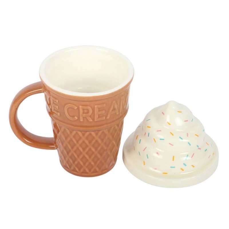 Ice Cream Cone Lidded Mug - 4