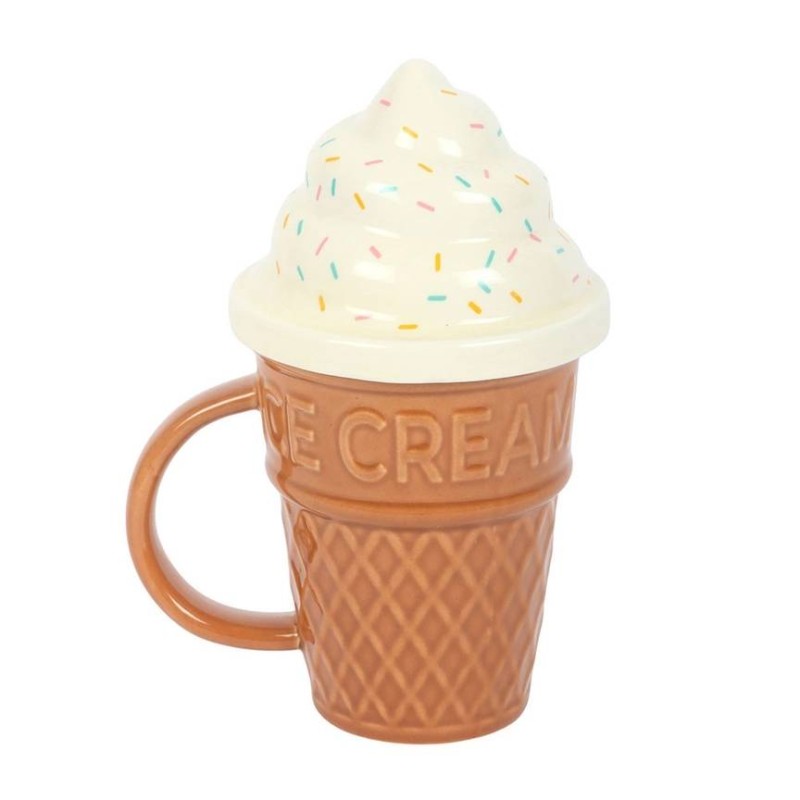 Ice Cream Cone Lidded Mug - 5