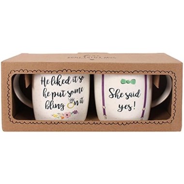 She Said Yes Couple Mug Set - 2