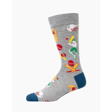 Mens Cricket Batsman Short & Sock Gift Set by Bamboozld - 5