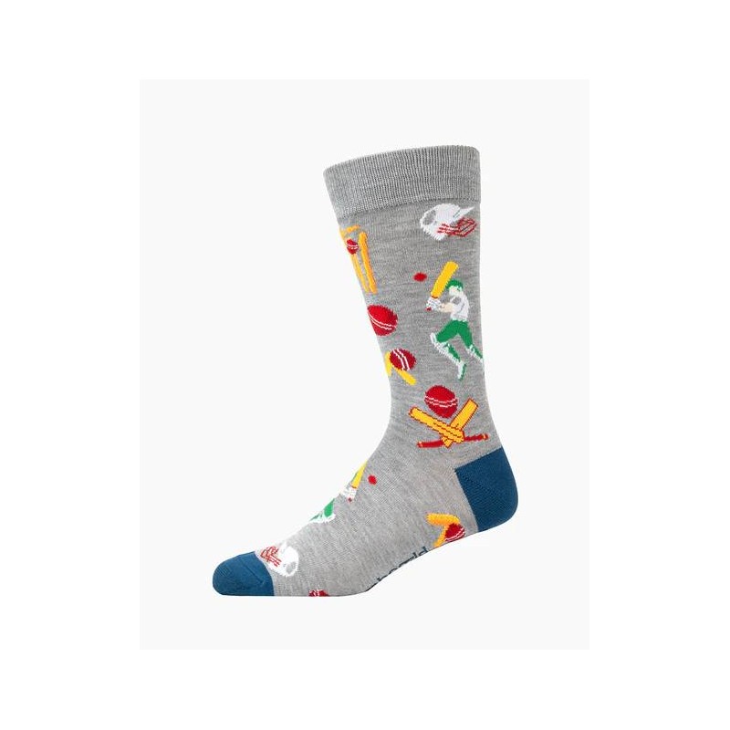 Mens Cricket Batsman Short & Sock Gift Set by Bamboozld - 5