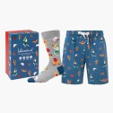 Mens Cricket Batsman Short & Sock Gift Set by Bamboozld - 1