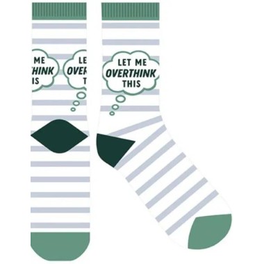 Let Me Overthink This Novelty Socks - 1