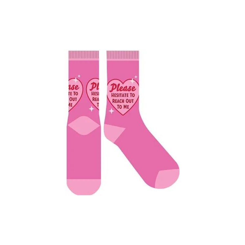 Please Hesitate To Reach Out To Me Novelty Socks - 1