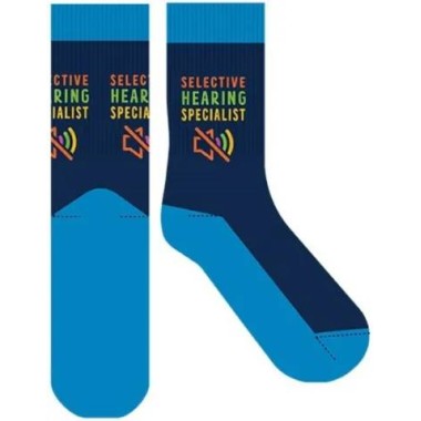 Selective Hearing Specialist Novelty Socks - 1