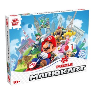 Super Mario – Mario Kart Around the World 1000pc Jigsaw Puzzle - 3
