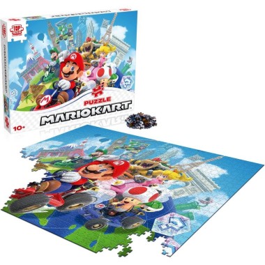 Super Mario – Mario Kart Around the World 1000pc Jigsaw Puzzle - 4