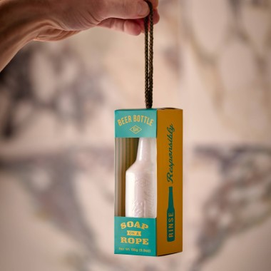 Beer Bottle Soap On A Rope by Gentlemen's Hardware - 1