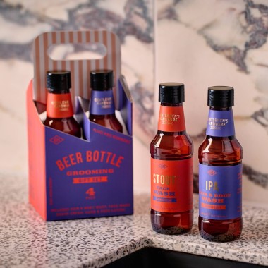 Beer Bottle Grooming Gift Set by Gentlemen's Hardware - 1