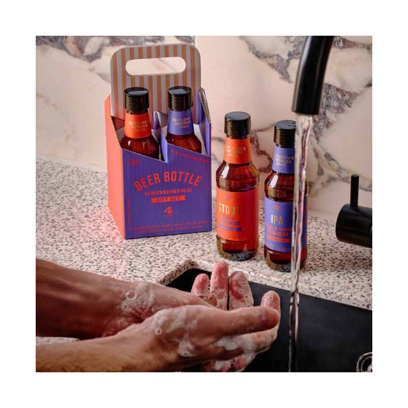 Beer Bottle Grooming Gift Set by Gentlemen's Hardware - 3