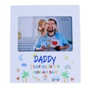 Daddy I Love You To The Moon And Back Kid Art Photo Frame - 1