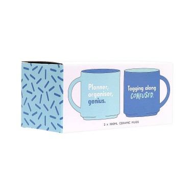Planner & Confused Cheeky Mug Set - 2