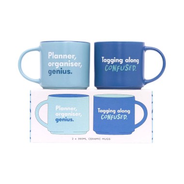 Planner & Confused Cheeky Mug Set - 1