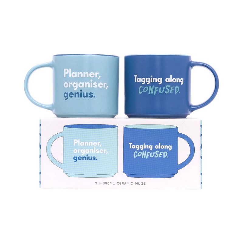 Planner & Confused Cheeky Mug Set - 1