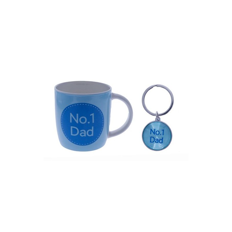 No.1 Dad Mug & Keyring Set - 2