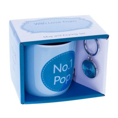 No.1 Pop Mug & Keyring Set - 1