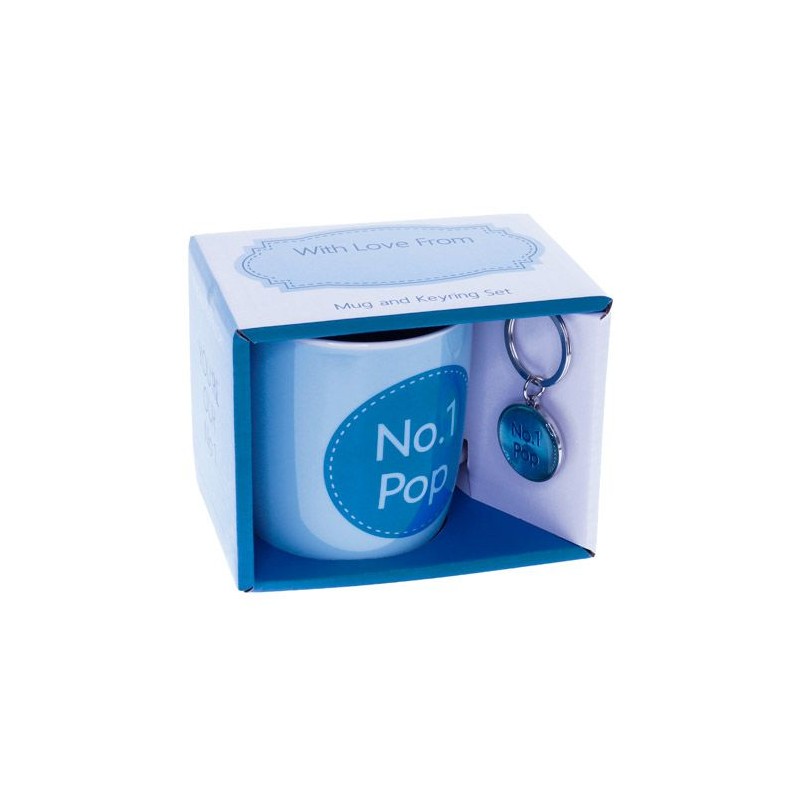 No.1 Pop Mug & Keyring Set - 1