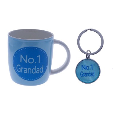 No.1 Grandad Mug & Keyring Set - 2