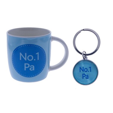 No.1 Pa Mug & Keyring Set - 2