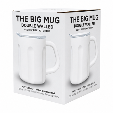 The Big Mug – Double Walled Travel Manly Mug - 4