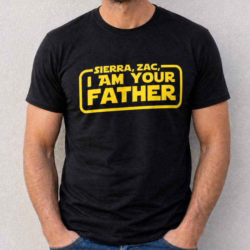 Personalised I Am Your Father T-Shirt - 2