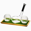 Golf Decanter & Whisky Glasses Set by Men's Republic - 3
