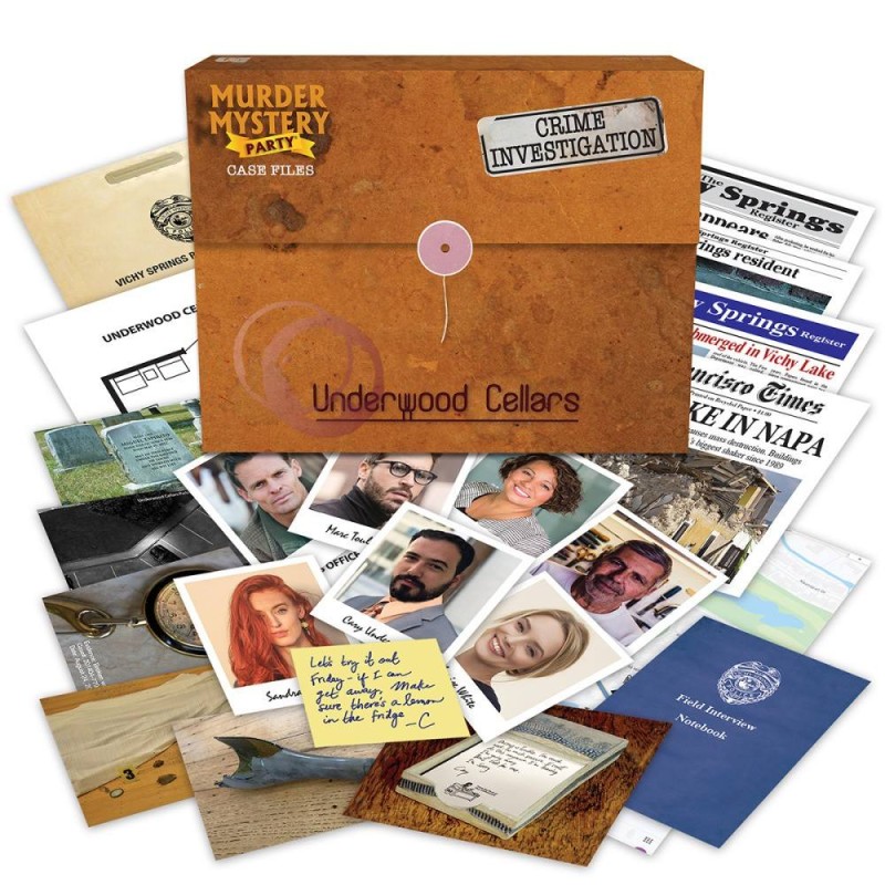 Murder Mystery Party Case Files - Underwood Cellars - 1