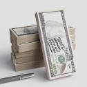 $100 Bills Cash Sticky Notes by Mustard - 1