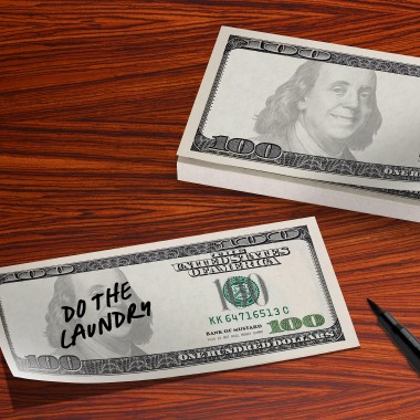$100 Bills Cash Sticky Notes by Mustard - 2