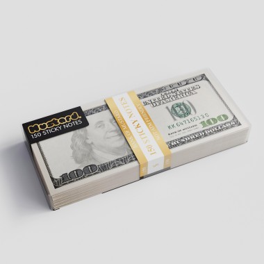 $100 Bills Cash Sticky Notes by Mustard - 3