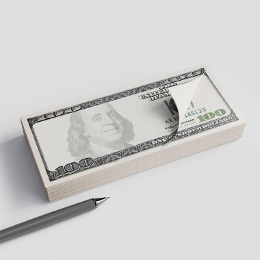 $100 Bills Cash Sticky Notes by Mustard - 4