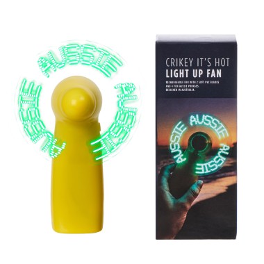 Crikey It’s Hot Rechargeable Light Up Fan - 1