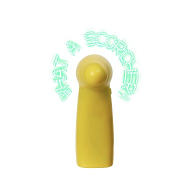Crikey It’s Hot Rechargeable Light Up Fan - 5