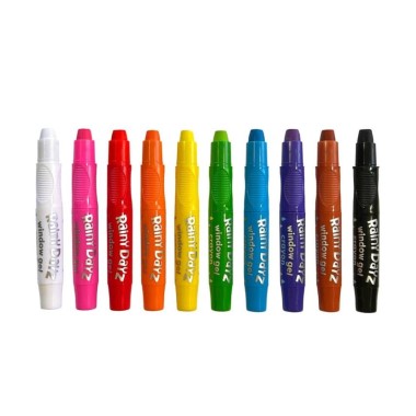 Ooly Rainy Dayz Window Gel Crayons - 4