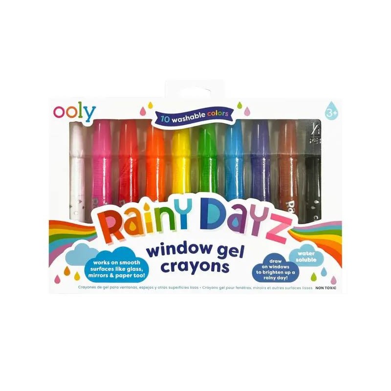 Ooly Rainy Dayz Window Gel Crayons - 1
