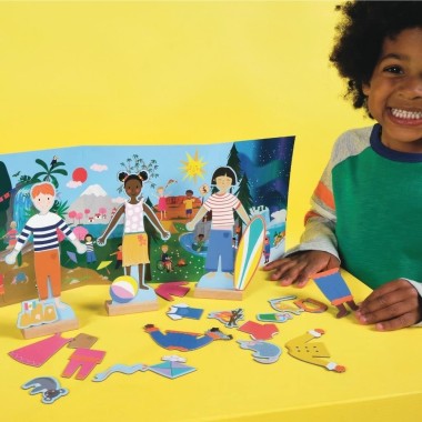 Magnetic Dress Up - Children of the World - 1