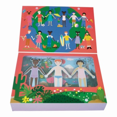 Magnetic Dress Up - Children of the World - 5