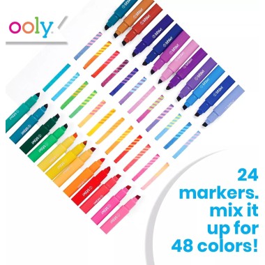 Ooly Switch-Eroo Colour Changing Markers Set of 24 - 4