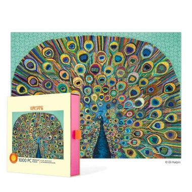 Werkshoppe 1000pc Puzzle Gold Peacock with Slip Box - 3