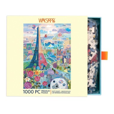 copy of Werkshoppe 1000pc Puzzle Gold Peacock with Slip Box - 1