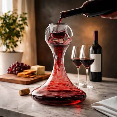 Conundrum Aerator & Revolve Decanter by Final Touch - 6