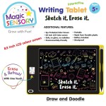 Interactive LCD Writing Tablet - Yellow Doodle (USB Rechargeable) - 2